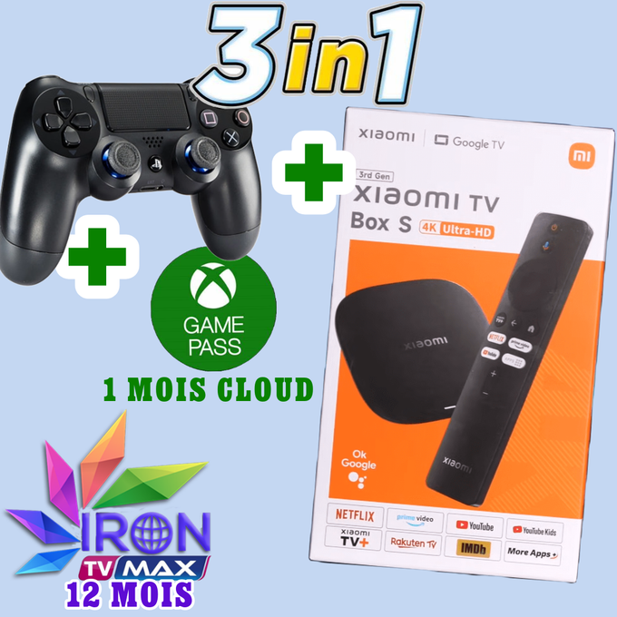Xiaomi tv box s (الجيل الثالث) CLOUD BOX