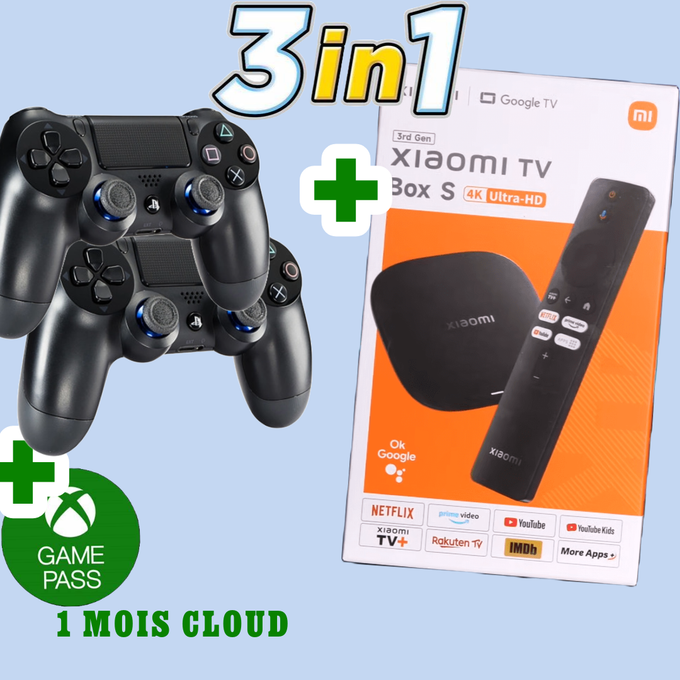 Xiaomi tv box s (الجيل الثالث) CLOUD BOX