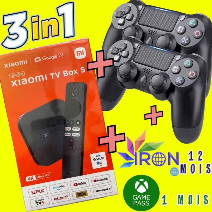 Xiaomi tv box s (الجيل الثاني) CLOUD BOX